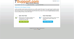 Desktop Screenshot of 7support.com