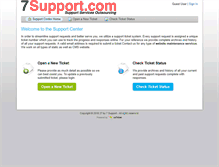 Tablet Screenshot of 7support.com